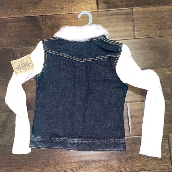 NWT Route 66 Denim and fur jacket - Picture 6 of 6